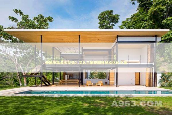 泰国法事多久见效？深入了解泰国神秘文化的力量