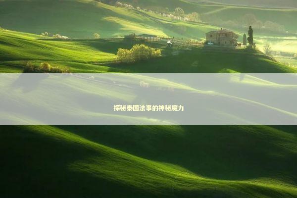 探秘泰国法事的神秘魔力 感情姻缘的佛牌有几种