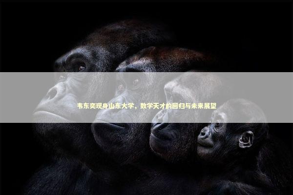 韦东奕现身山东大学,数学天才的回归与未来展望 韦东奕现身山东大学,数学天才的回归与未来展望 泰国情降法事