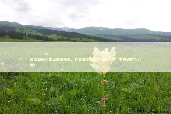 深深感激阿赞添情降法事,它竟如此改变了我的人生!不看绝对会后悔! 深深感激阿赞添情降法事,它竟如此改变了我的人生!不看绝对会后悔! 感情姻缘的佛牌有几种