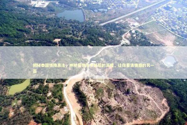 揭秘泰国情降黑法，神秘爱情法术背后的真相，让你看清情感的另一面 泰国情降法事